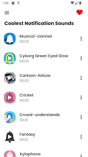 Coolest Notification Sounds Screen 2
