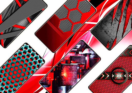 Android application Red Wallpaper screenshort