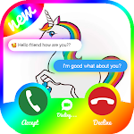 Cover Image of Tải xuống Call From Unicorn - Fake Video Call 1.3 APK