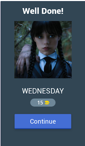 Wednesday Addams Quiz Screen 2
