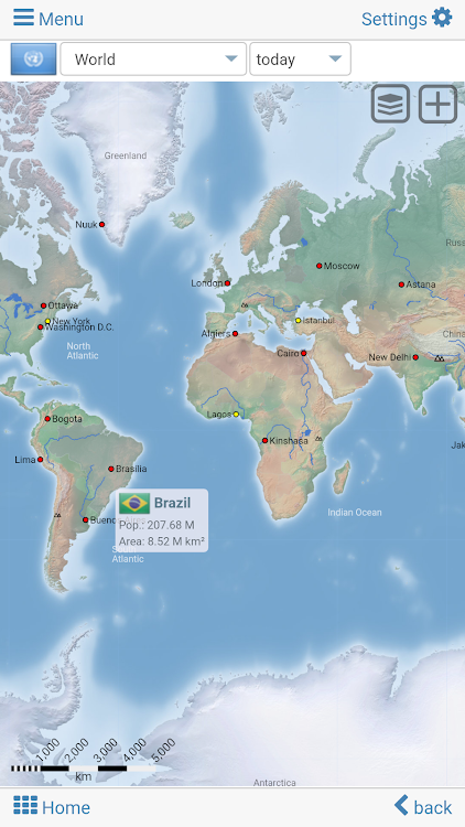 World atlas & world map MxGeo - 9.1.2 - (Android)