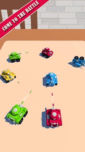 Blocky Tank Battle Wars MOD APK (DUMB ENEMY) Download 3