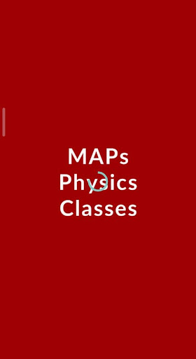 Android application MAPs Physics Learning Classes screenshort