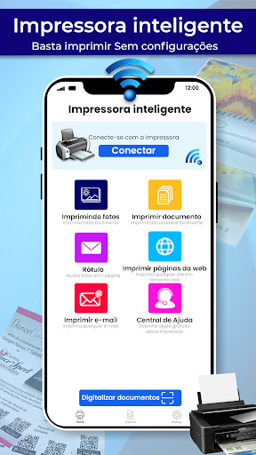 Visualização do aplicativo