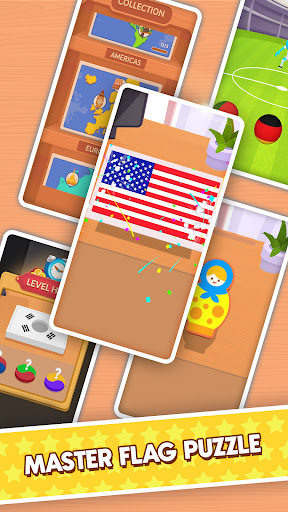 Drop Fit: World Flag Puzzle Screenshot 4 - AppWisp.com