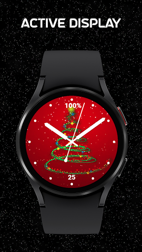 Merry Christmas Glitter Tree Screen 3