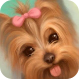 Lovely dog live wallpaper icon