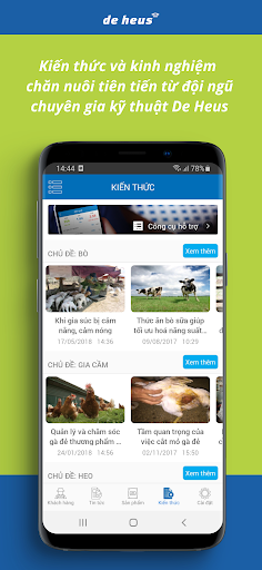 De Heus Mobile App Screen 3