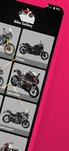 Bike Gallery and info Screen 2