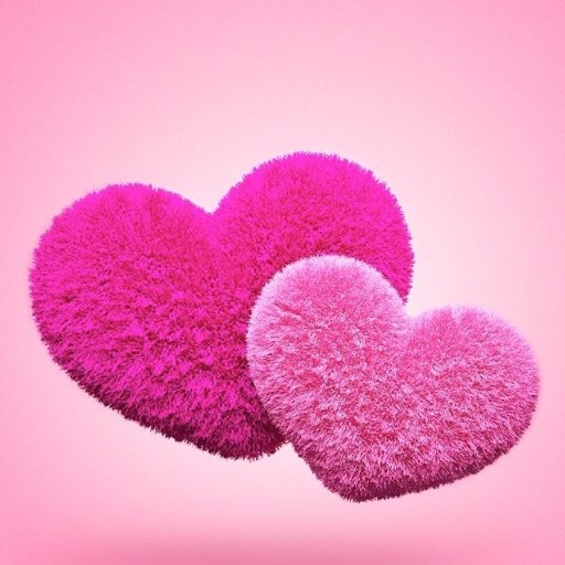 pink heart wallpaper logo