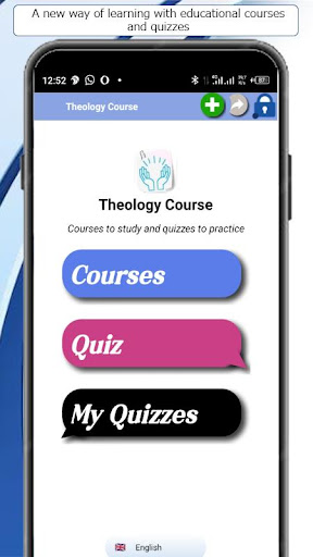 Android application Theology Course screenshort