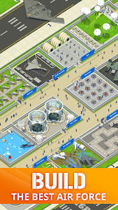 Idle Air Force Base Mod Apk v2.1.1 (Infinite Money) For Android 1