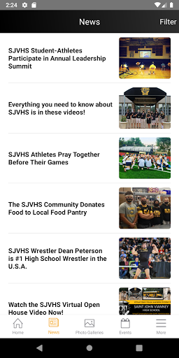 Saint John Vianney HS Screen 2