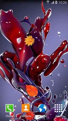 Ink in Water Live Wallpaper Screen 2
