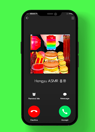 Hongyu ASMR 홍유 Fake Video Call Screen 3