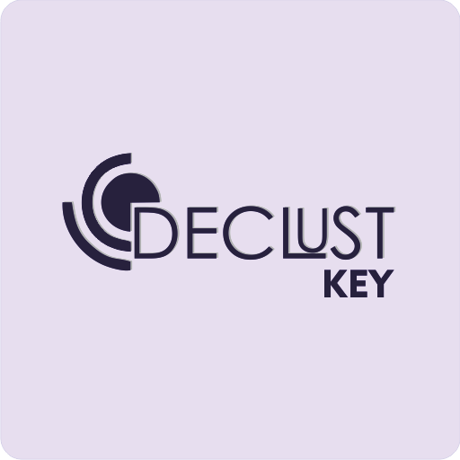Declust Key logo