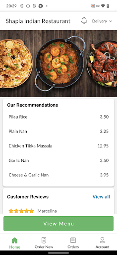 Shapla Indian Restaurant Screen 2