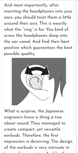 Guide For Panasonic earbuds RZ Screen 2