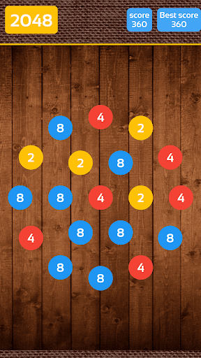 Android application Swap and Merge(2048 game puzzl screenshort