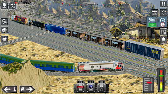 Modern Train Driving Simulator