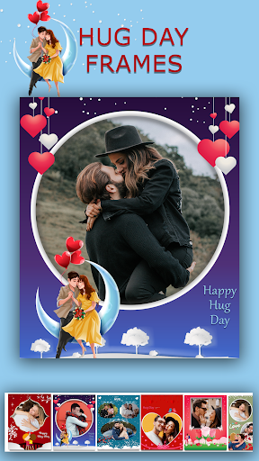 Android application Hug Day Photo Frames,Greetings screenshort