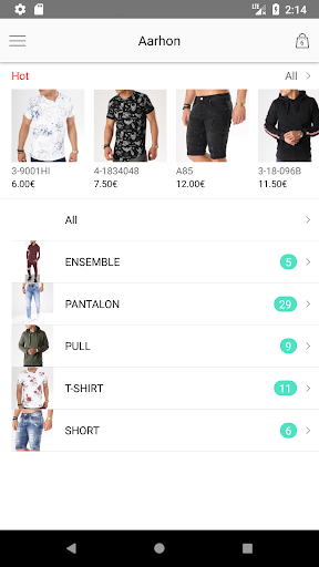 Android application AARHON screenshort