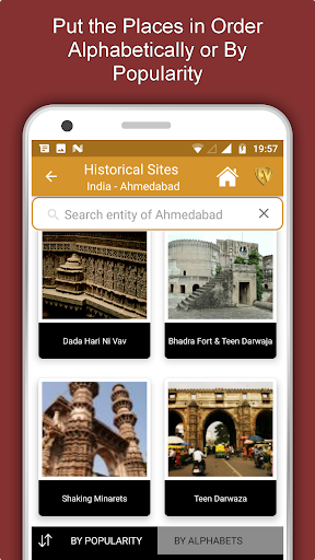 Screenshot of Historical Sites Travel & Expl