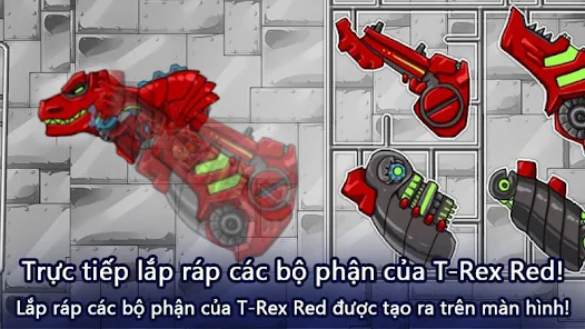 T-Rex Red-Hợp Thể! Dino Robot - Ứng Dụng Trên Google Play