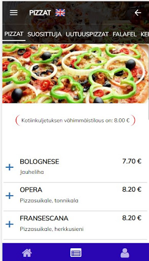 Foozu Shop - Online Food Order Screen 2
