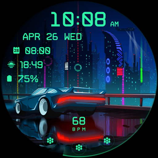 Cyberpunk Ambient - watch face logo
