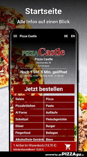 Pizza Castle Bonn Screen 2