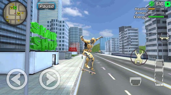 Super Crime Steel War Hero Iron Flying Mech Robot Screenshot