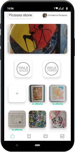 Android application WalkShop screenshort