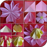 Tutorial Making Paper Flower icon