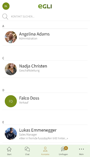 Egli Team Screen 2