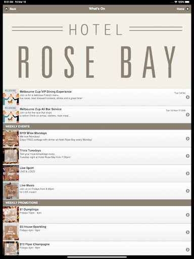 Hotel Rose Bay Screenshot