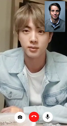 Android application Park Jimin Fake Video Call screenshort