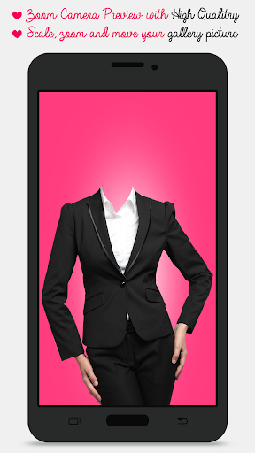 Android application Women Jacket Suit Photo Maker screenshort