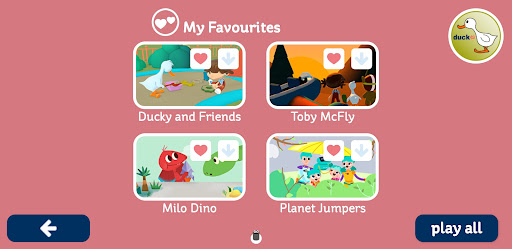 Android application ducktv mobile screenshort