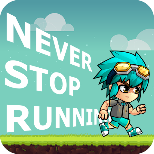 Never Stop Running logo