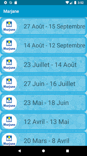 Android application Marjane screenshort