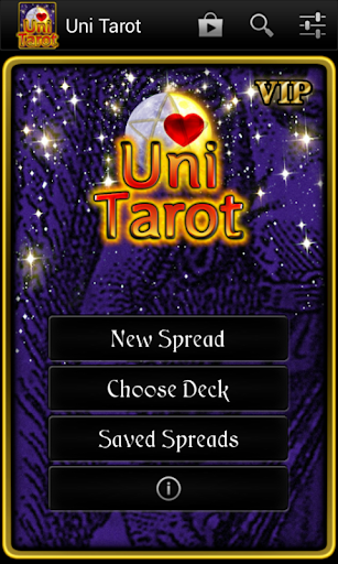 Android application Uni Tarot (8 decks+) screenshort