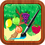 Fruits Coloring Book For Kids icon