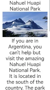 Argentine attractions