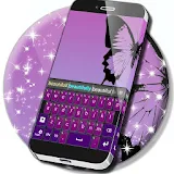 Purple Butterfly Keyboard icon