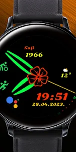 Classic watch flower