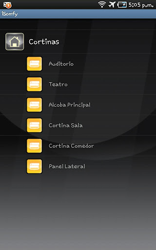 isomfy Screen 2