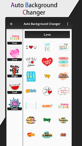 Auto Background Changer