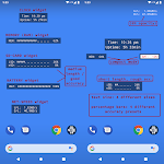 screenshot of Android System Widgets
