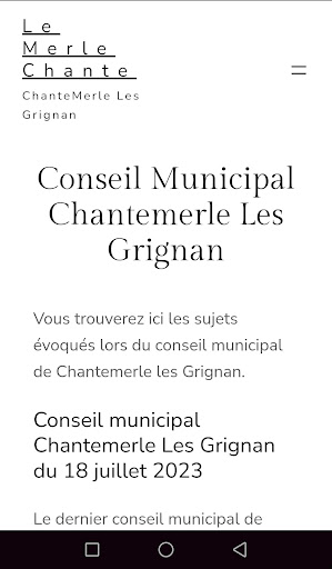 LeMerleChante Screen 3